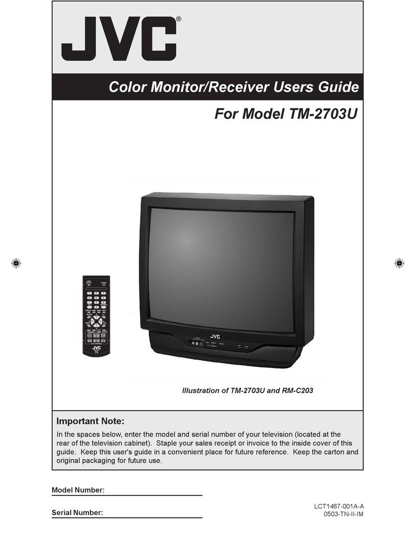 JVC TM-2703U User manual