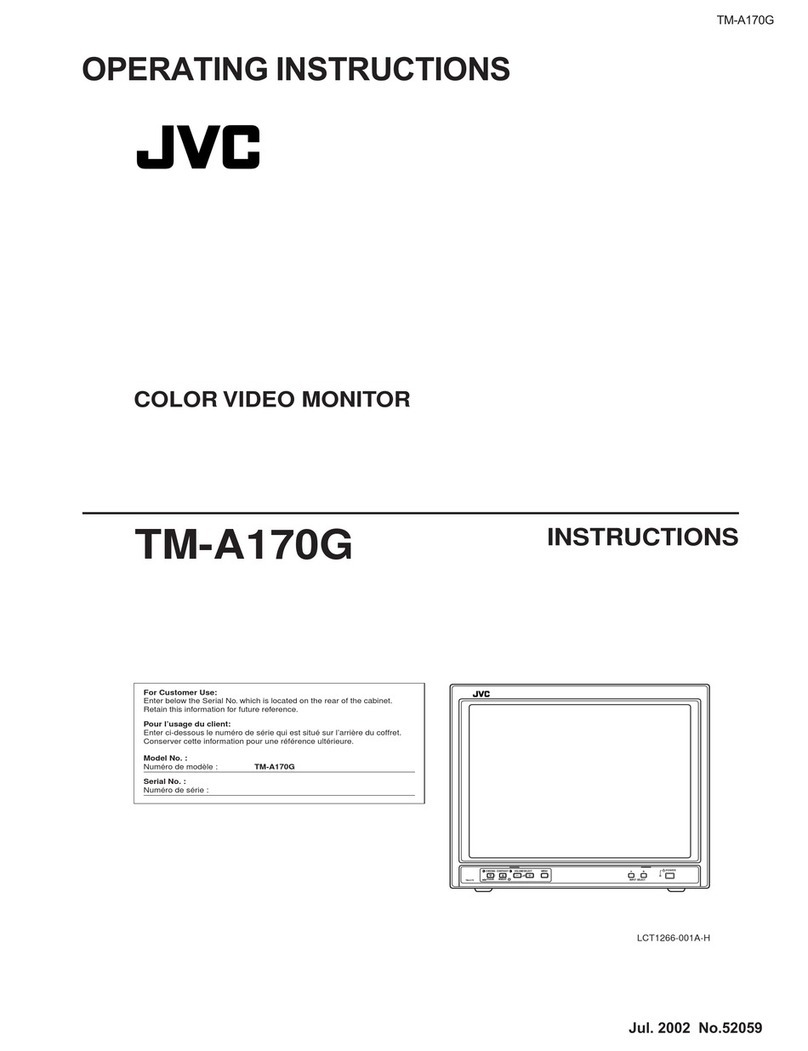 JVC TM-A170G User manual