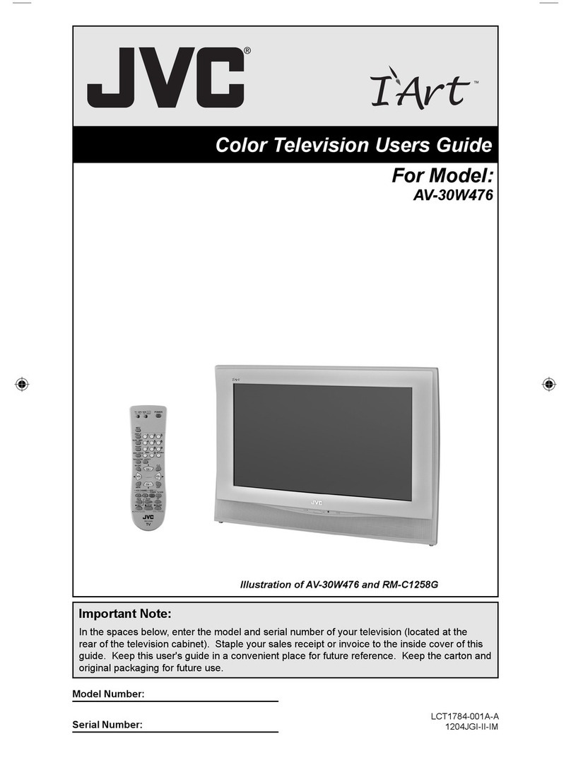 JVC AV-30W476 I'Art User manual