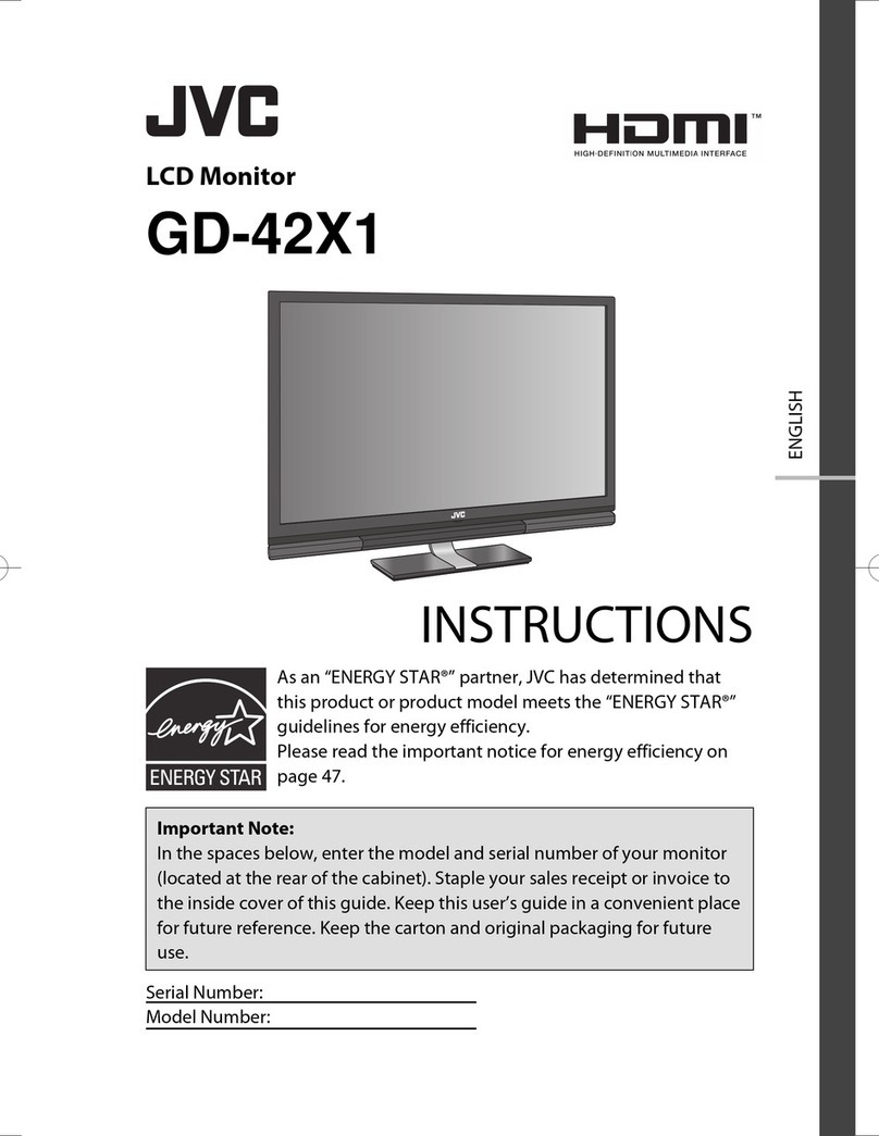 JVC GD-42X1 User manual