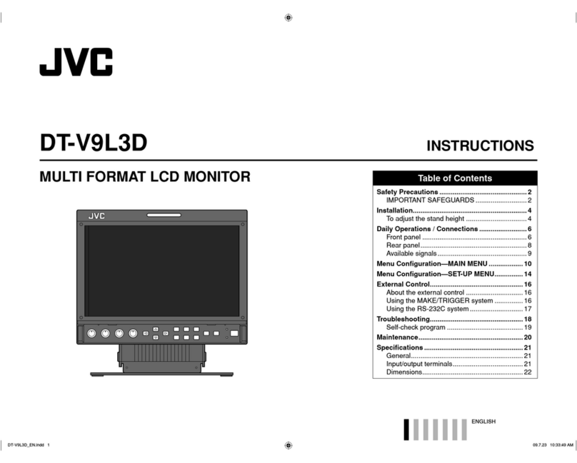 JVC DT-V9L3D User manual