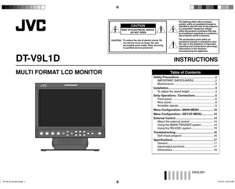 JVC DT-V9L1D User manual JVC DT-V9L1D User manual