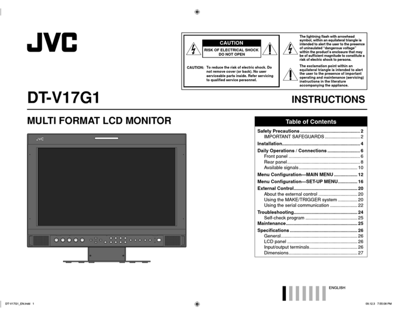 JVC DT-V17G1 User manual JVC DT-V17G1 User manual