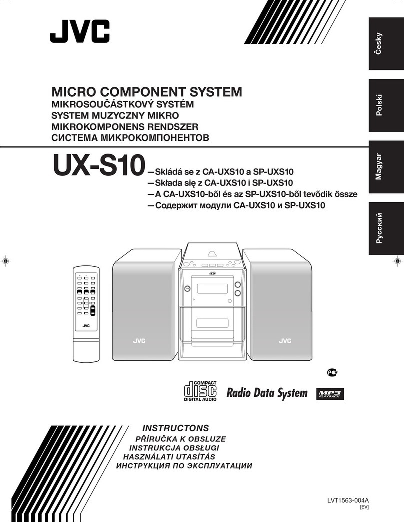 JVC Micro Component System UX-S10 Manual