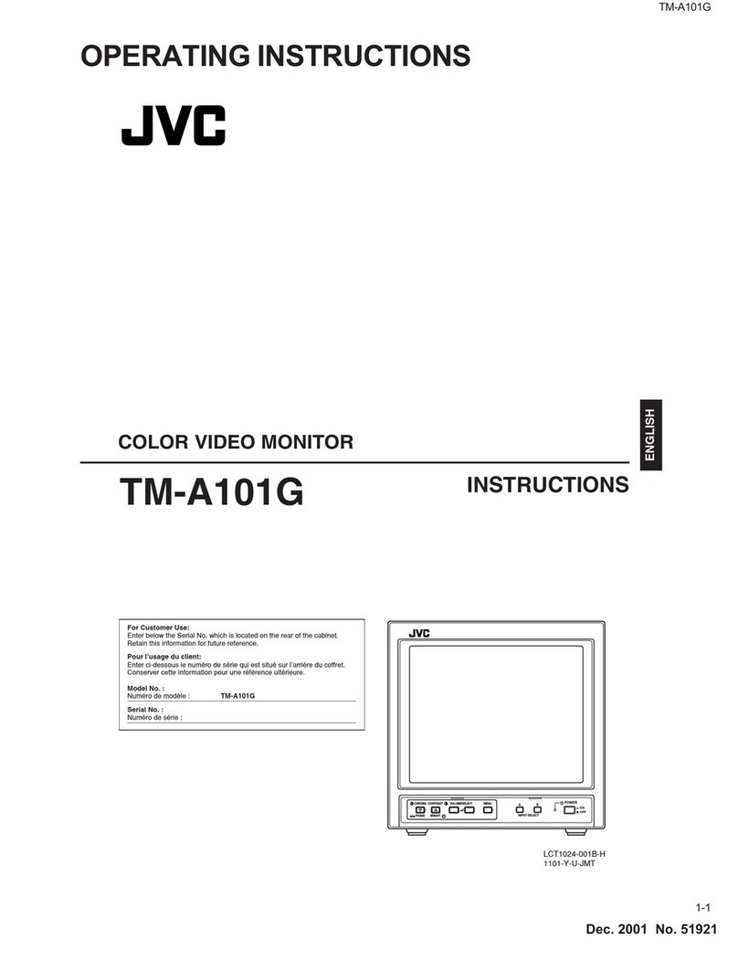 JVC TM-A101G User manual