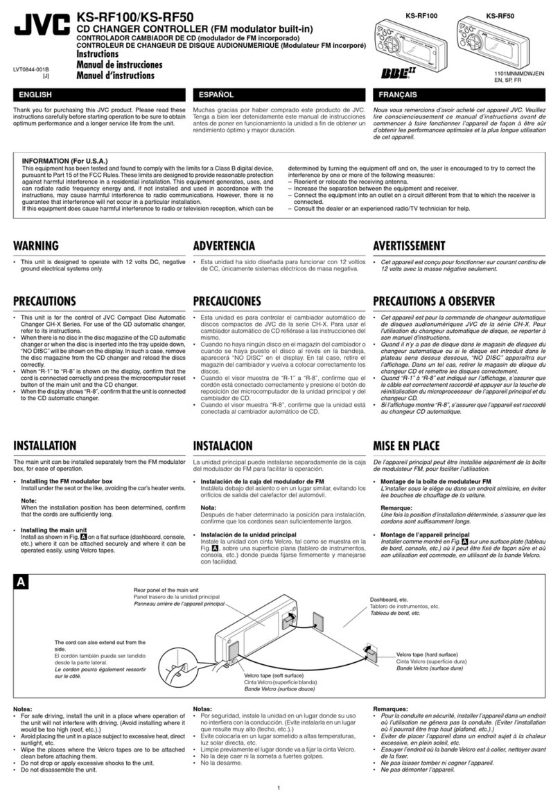 JVC KS-RF100 User manual