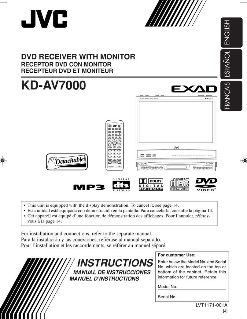 JVC EXAD KD-AV7000 User manual