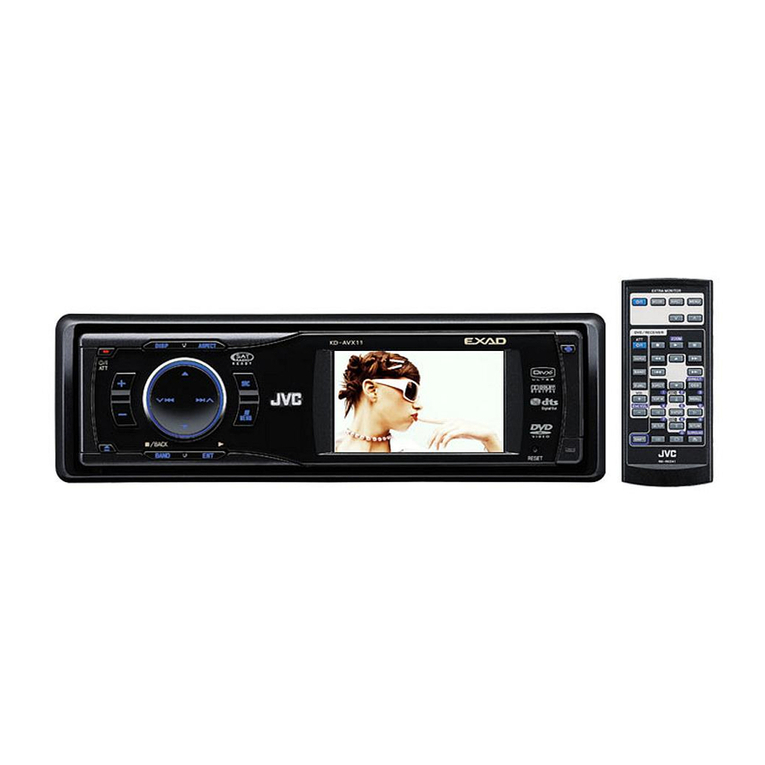 JVC KD-AVX11 - EXAD - DVD Player User manual
