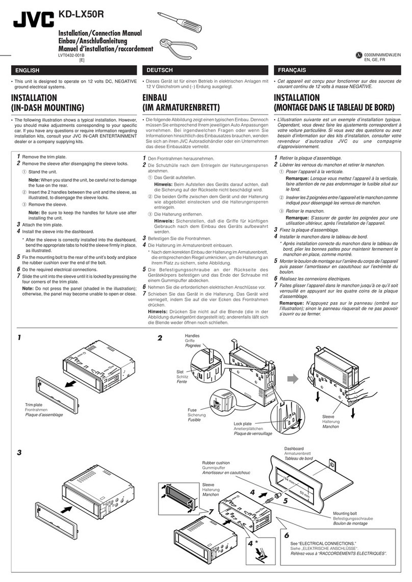 JVC KD-LX50R Guide