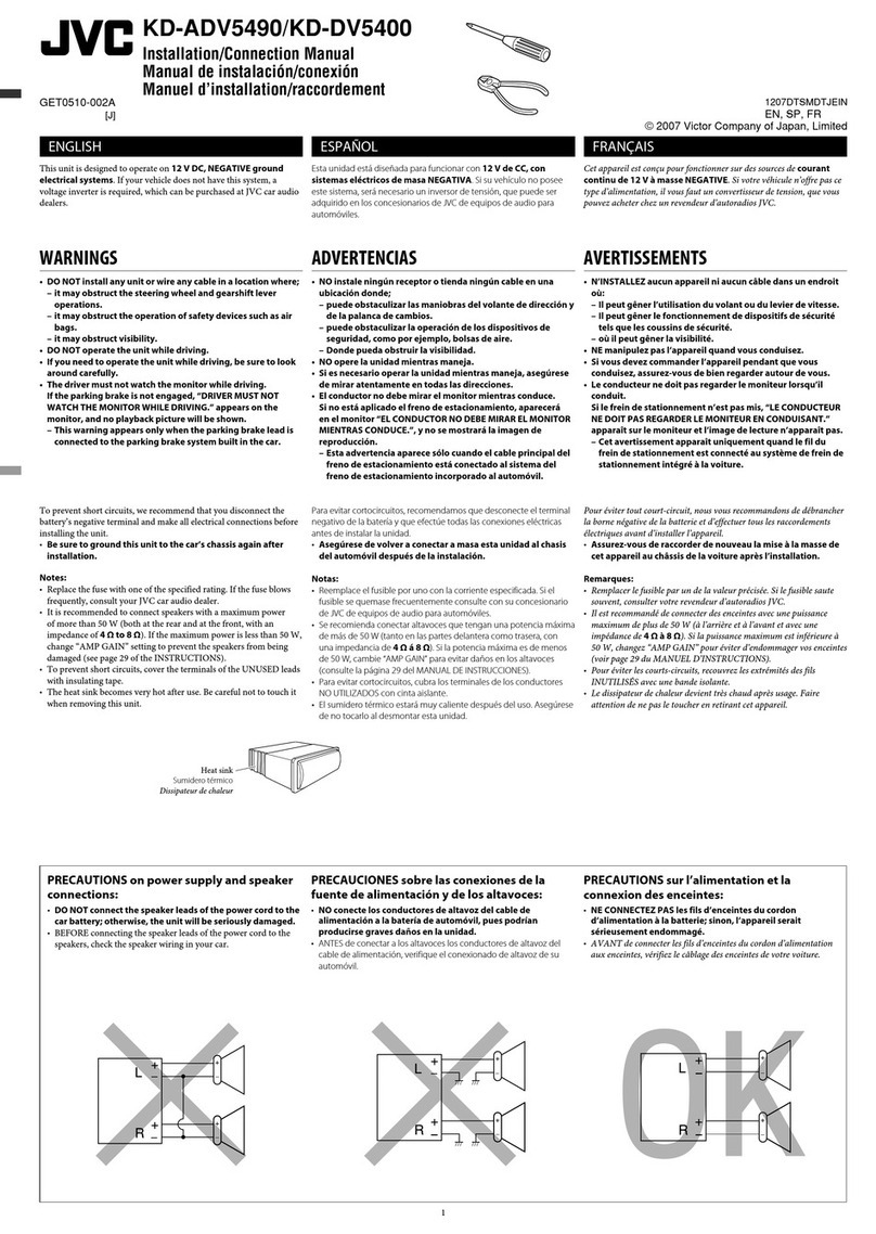 JVC KD-ADV5490 Guide