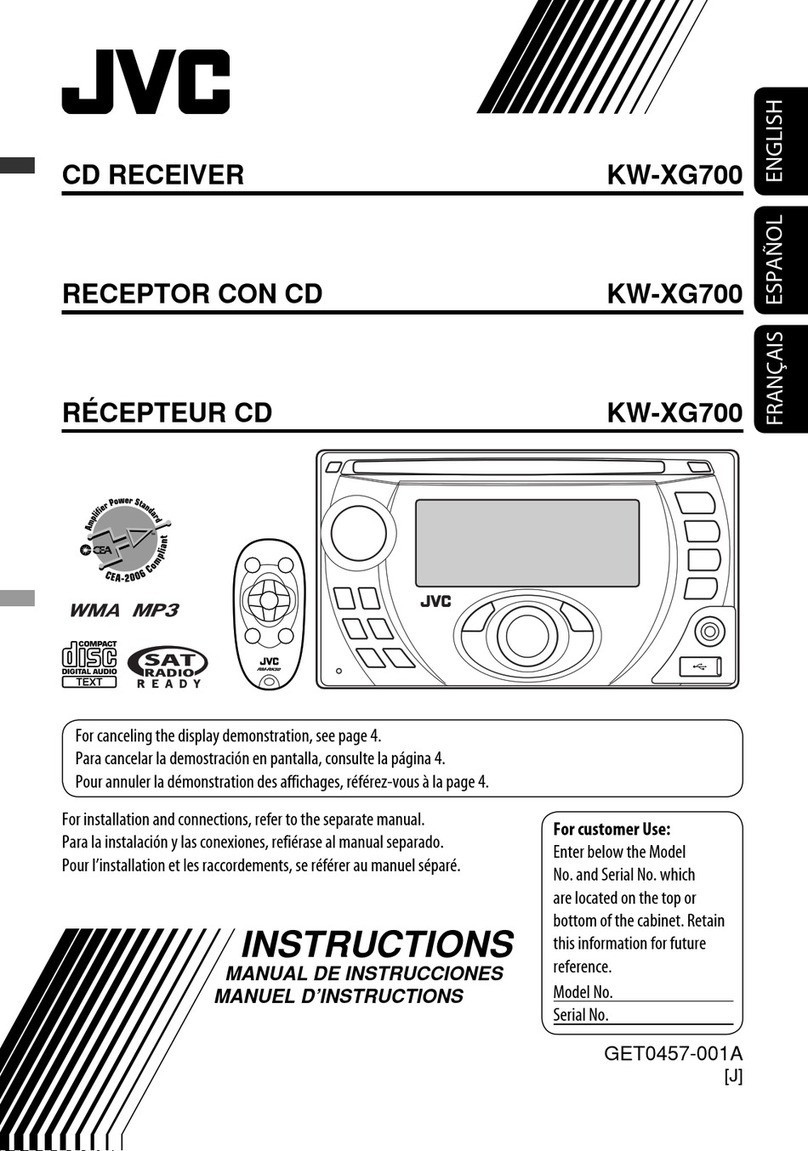 JVC XG700 KW-XG700 User manual