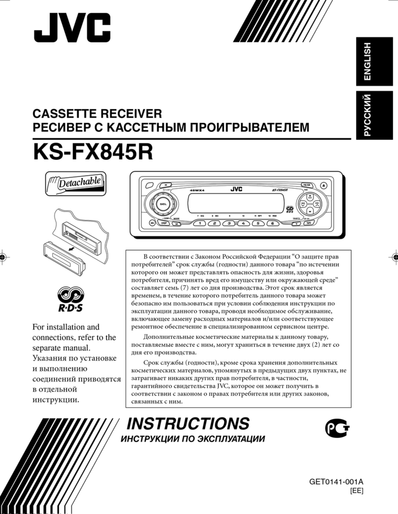 JVC KS-FX845R User manual
