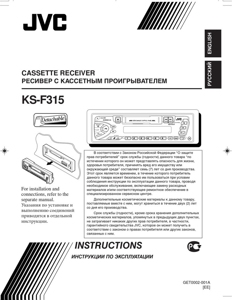 JVC KS-F315EE User manual