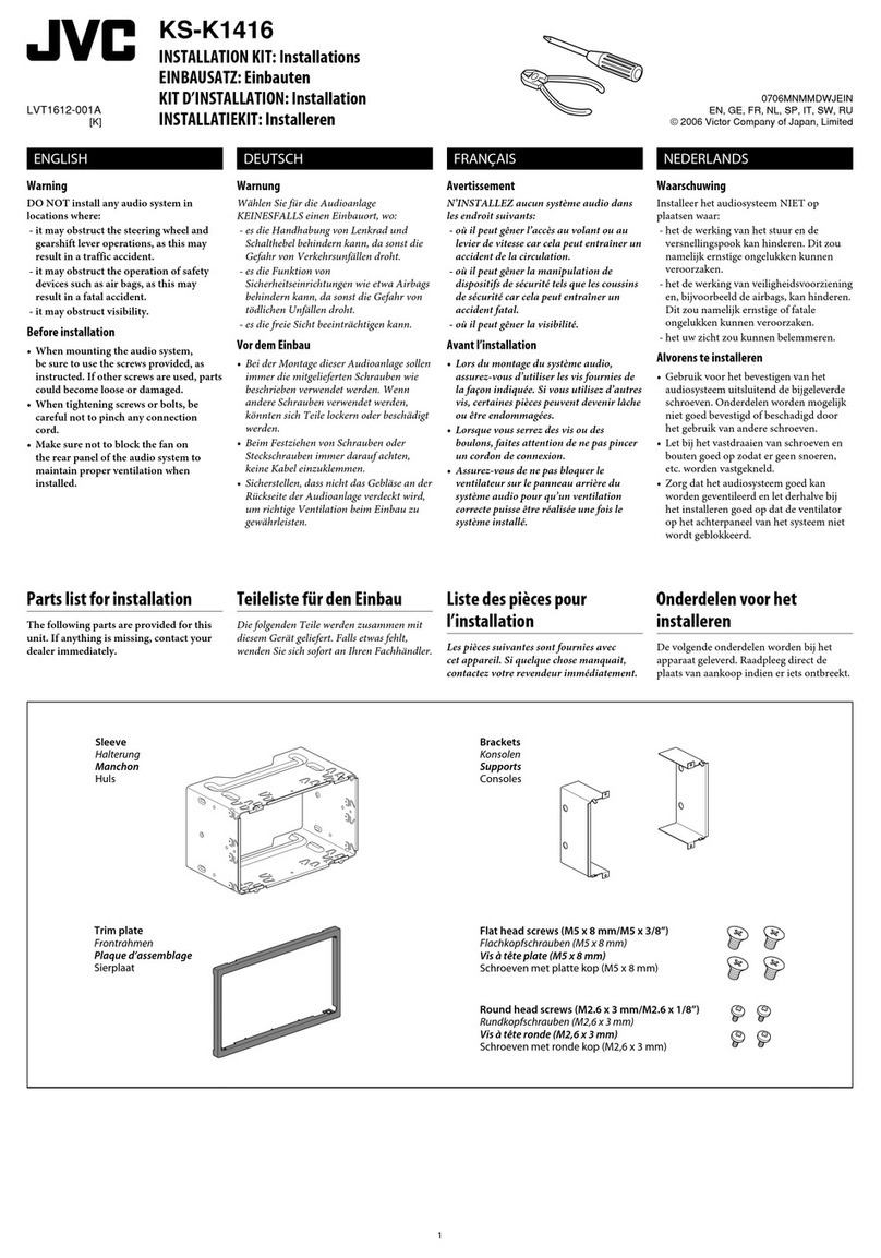 JVC KS-K1416 User manual