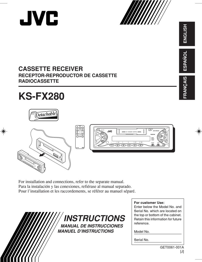 JVC KS-FX280 User manual