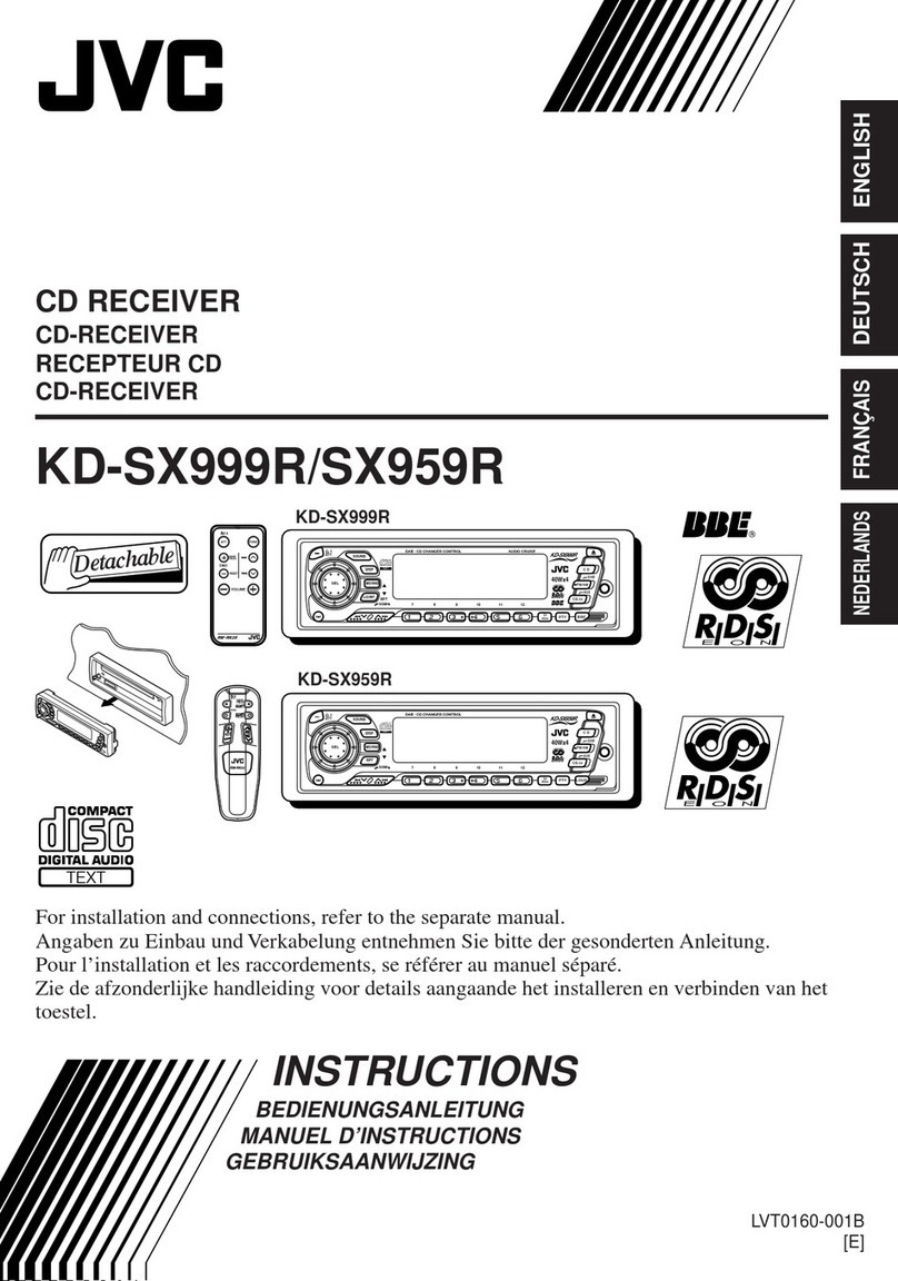 JVC KD-SX999R User manual