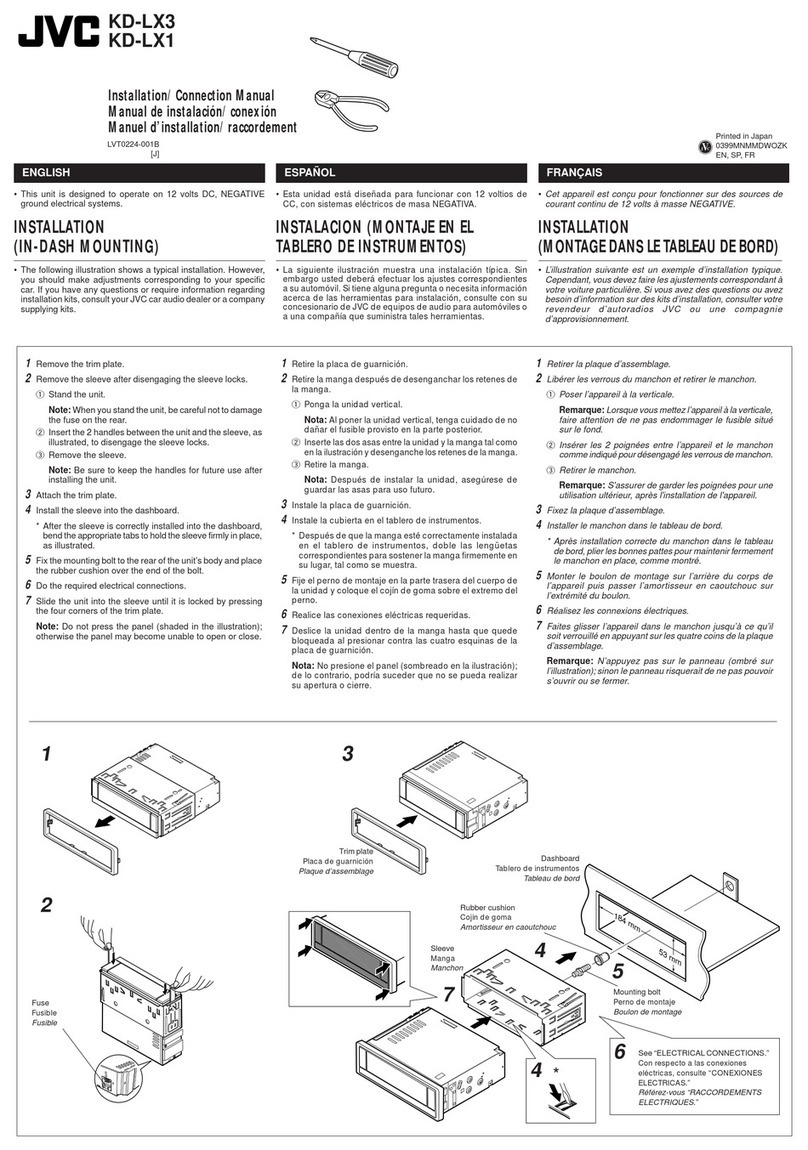 JVC KD-LX1J Guide