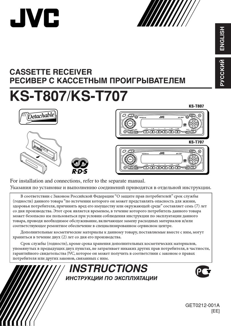 JVC KS-T707 User manual