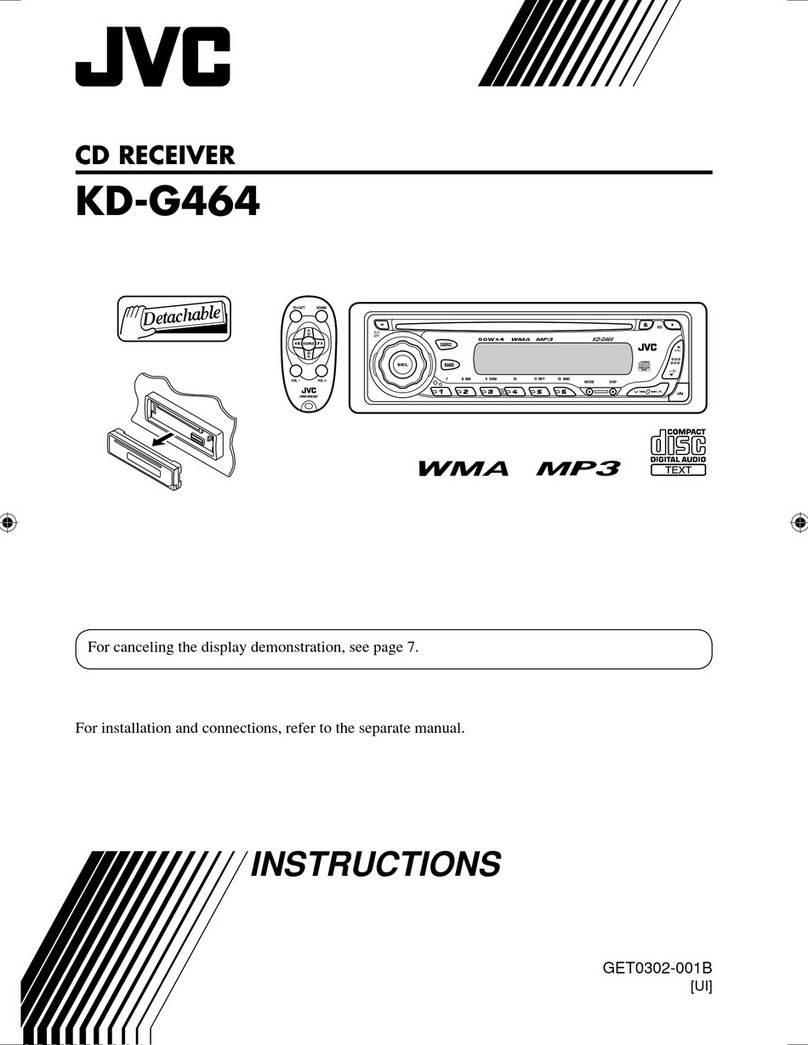 JVC KD-G464 User manual