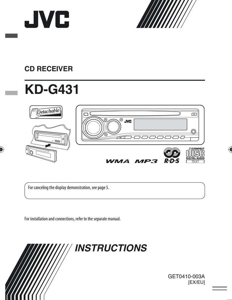 JVC KD-G431 User manual
