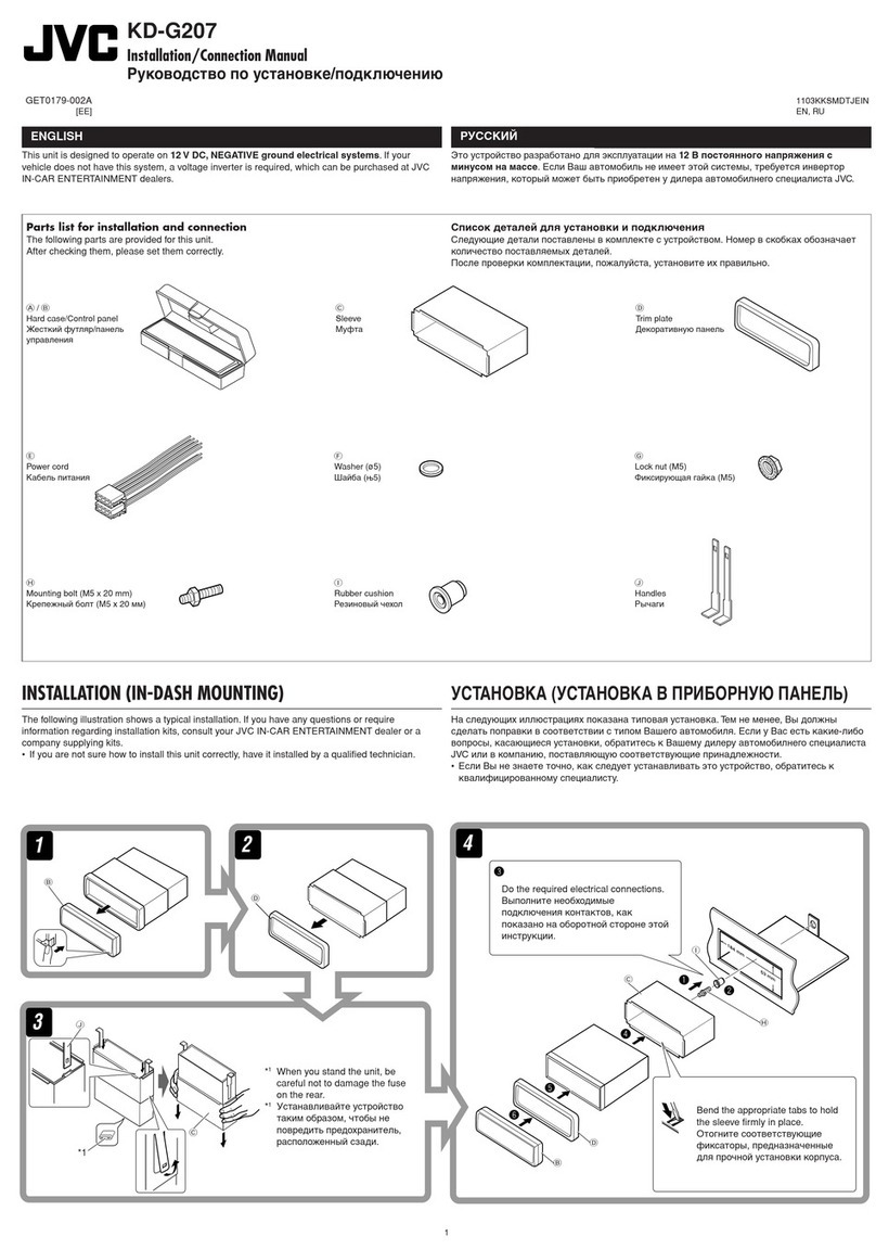 JVC KD-G207 Guide