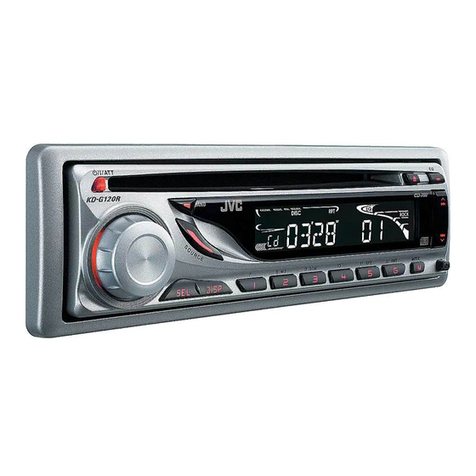 JVC KD-G120 - Radio / CD Player User manual JVC KD-G120 - Radio / CD Player User manual