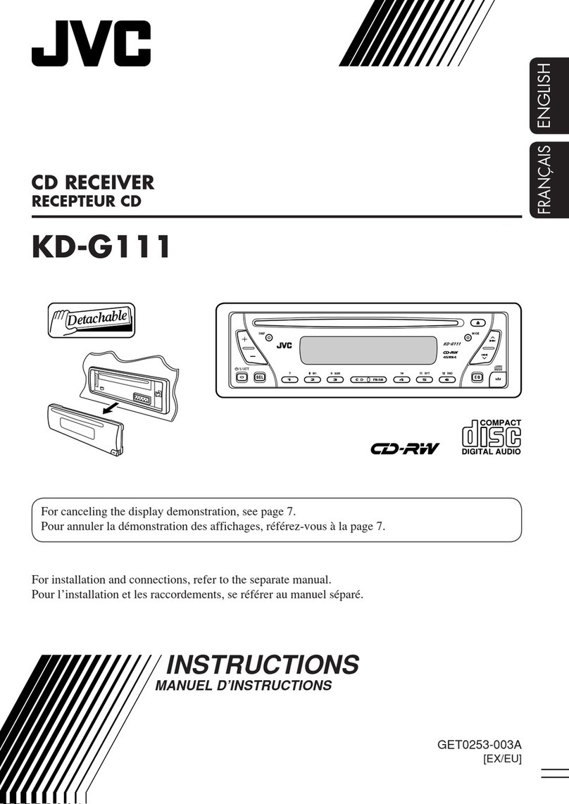 JVC KD-G111 User manual
