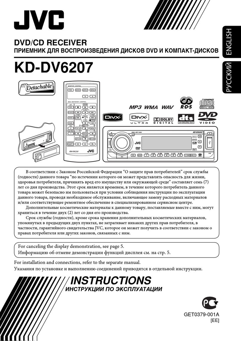 JVC KD-DV6207 User manual
