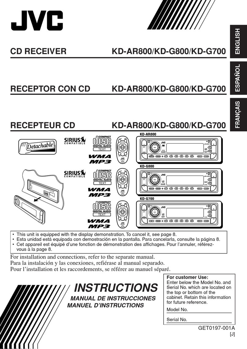 JVC KD-AR800J User manual