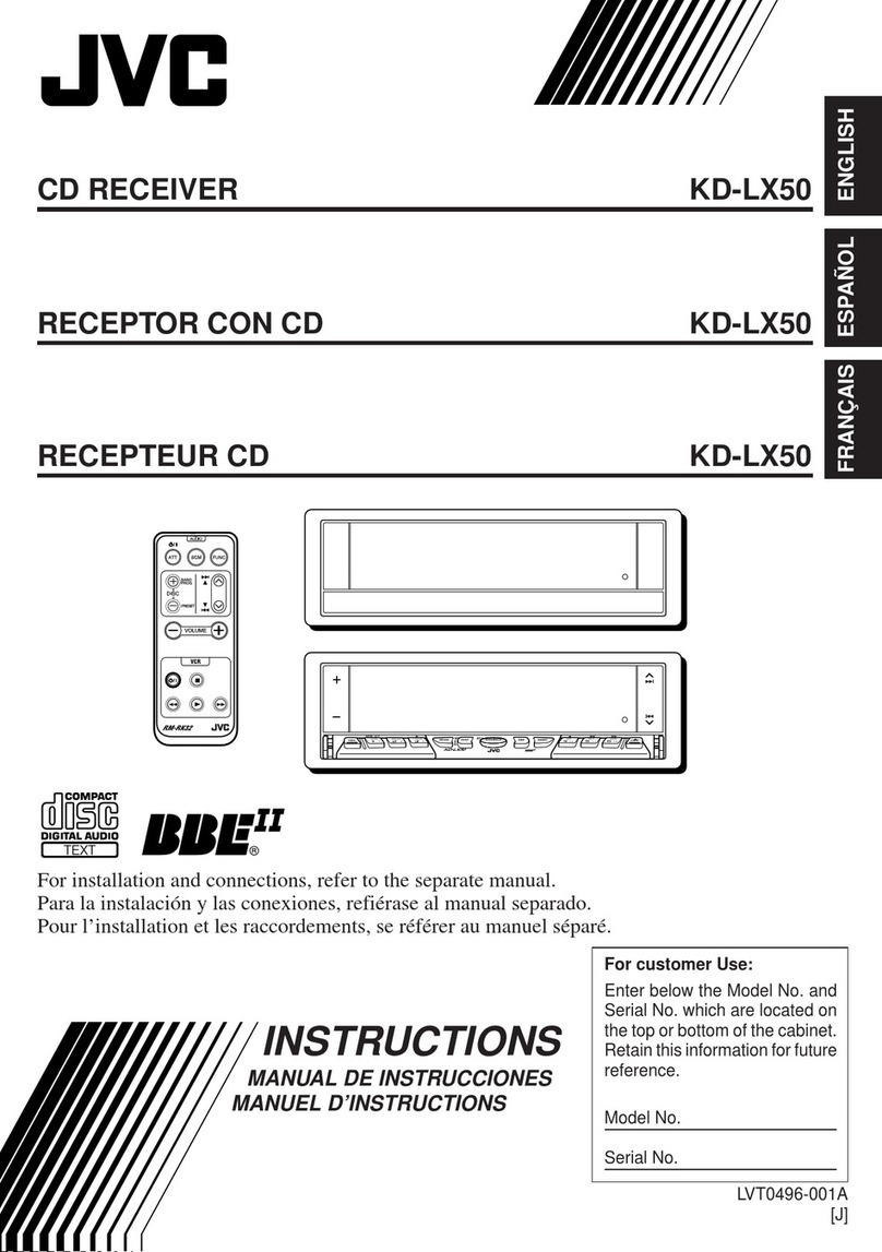 JVC KD-LX50 User manual
