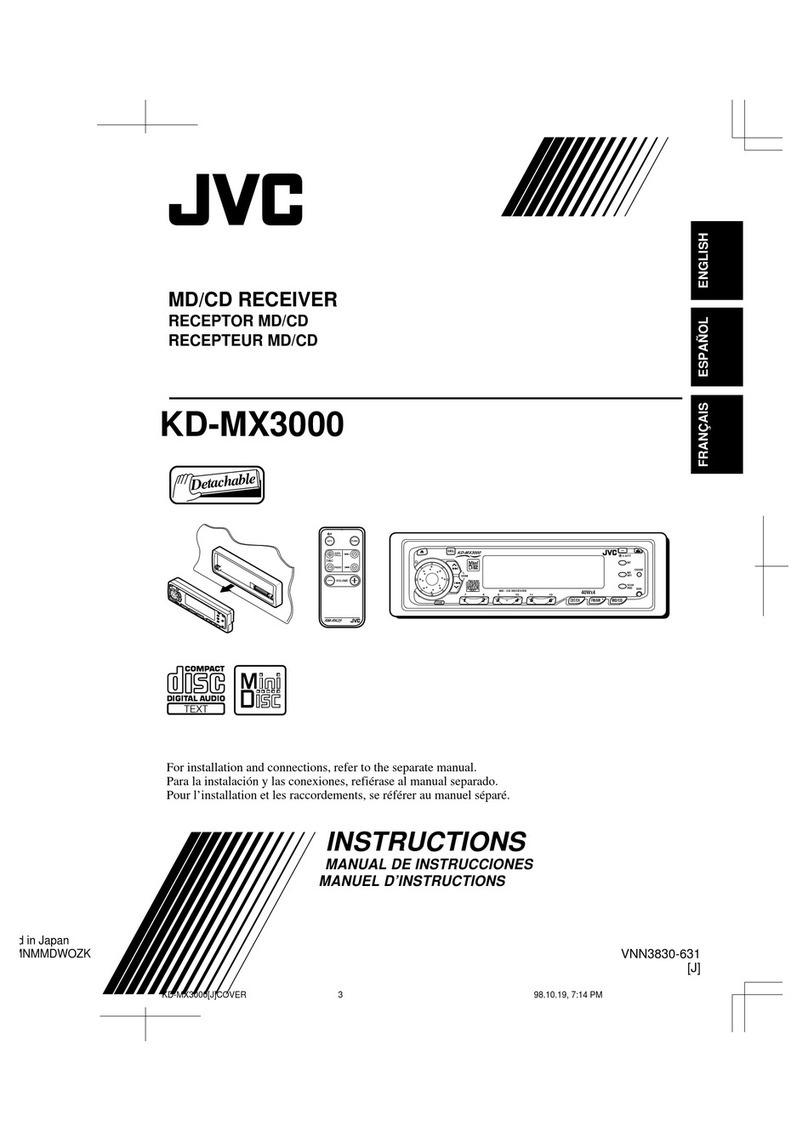 JVC KD-MX3000 User manual