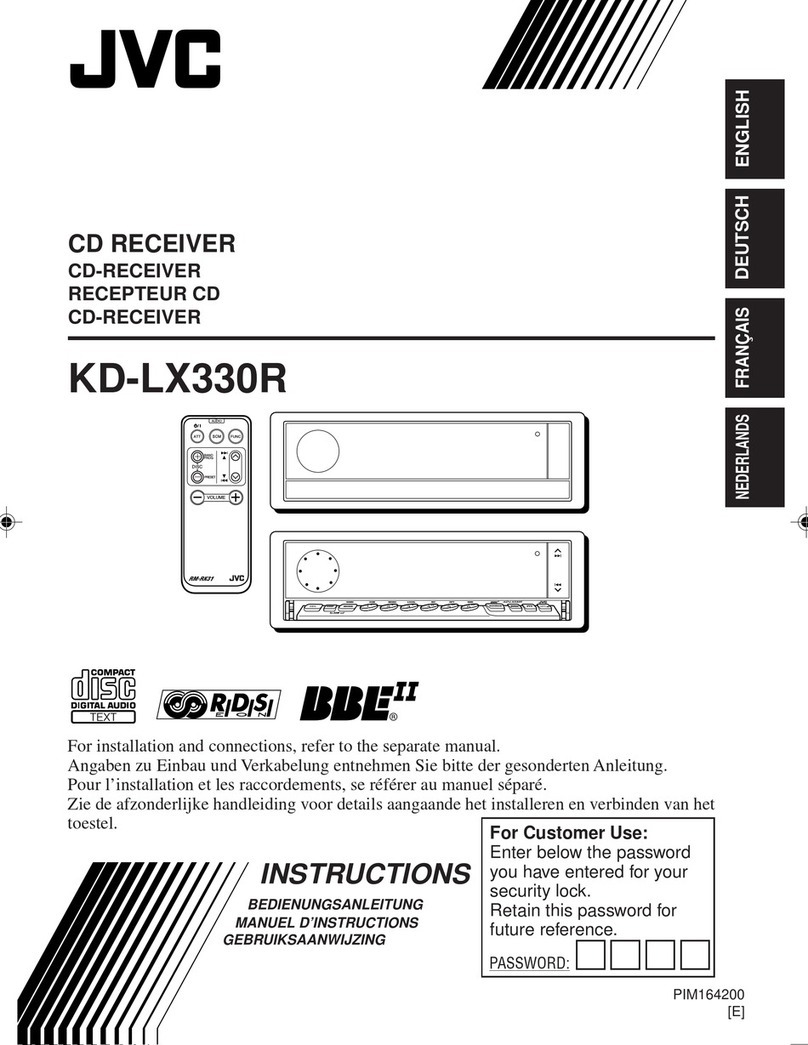 JVC KD-LX330R User manual