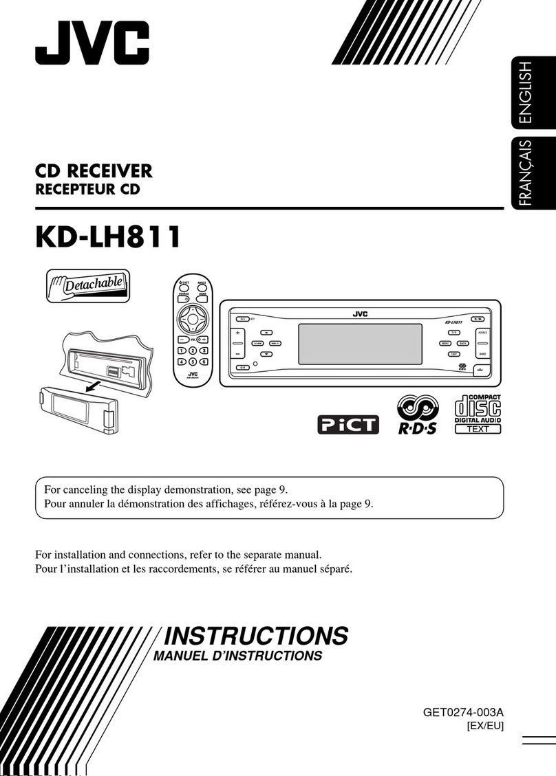 JVC KD-LH811 User manual