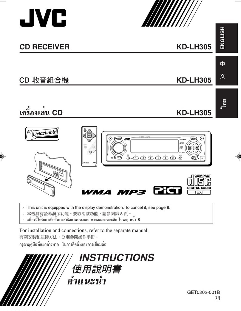 JVC KD-LH305 User manual
