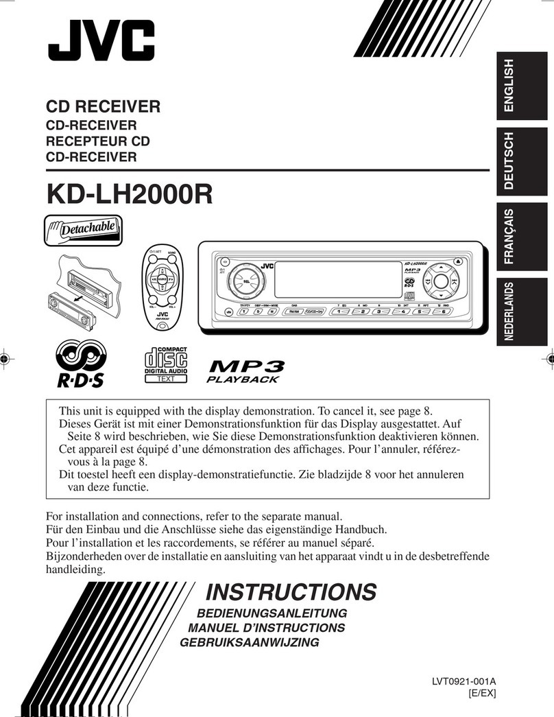 JVC KD-LH2000R User manual