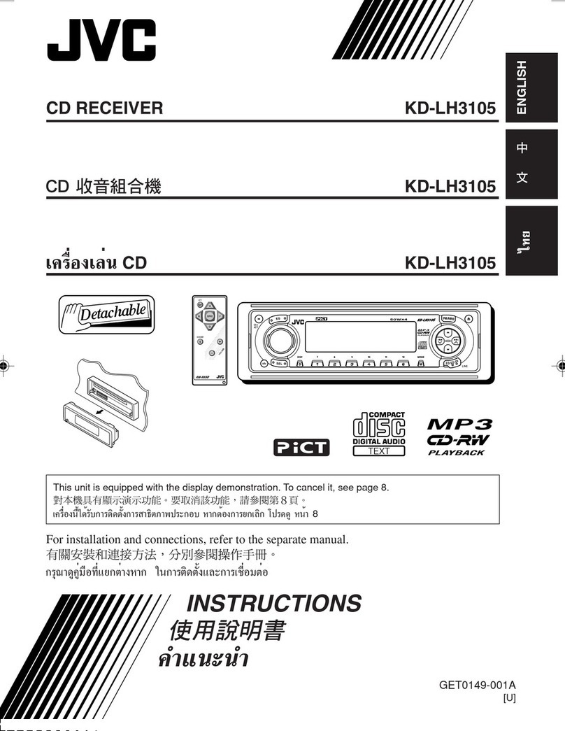 JVC KD-LH3105 User manual