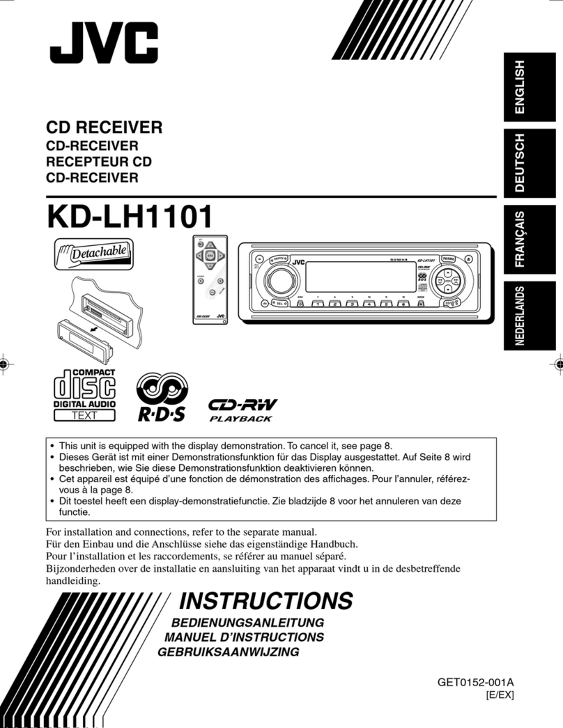 JVC KD-LH1101 User manual