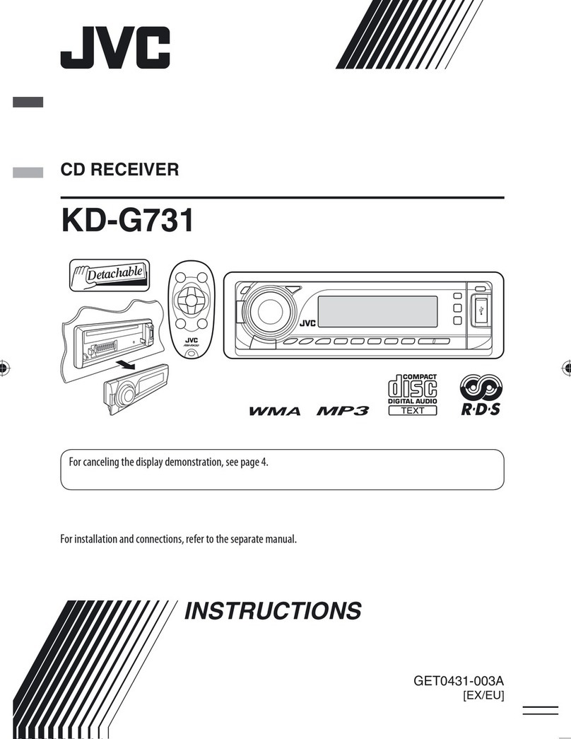 JVC KD-G731 User manual