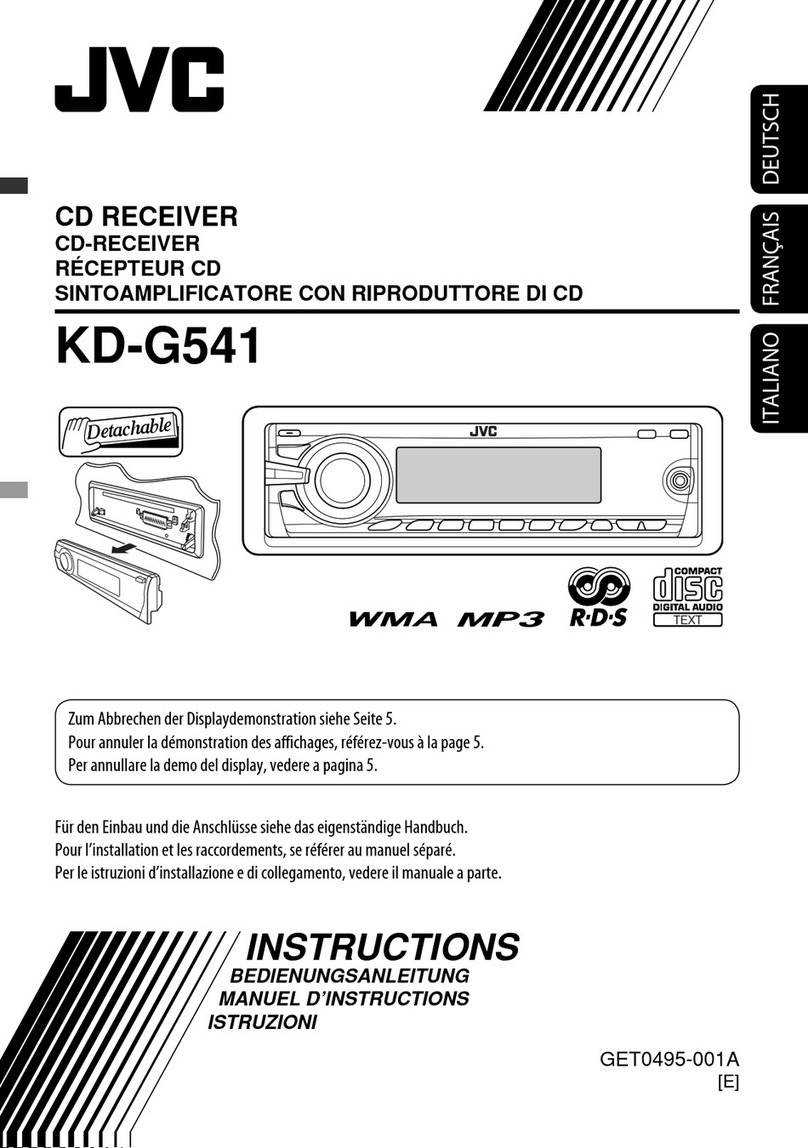 JVC KD-G541 User manual