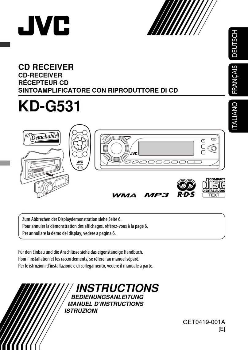JVC KD-G531 User manual JVC KD-G531 User manual