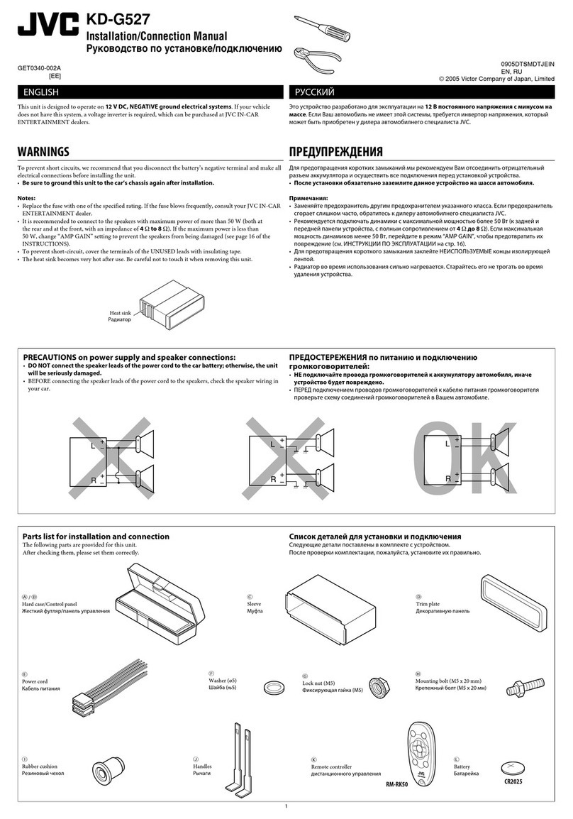JVC KD-G527 Guide