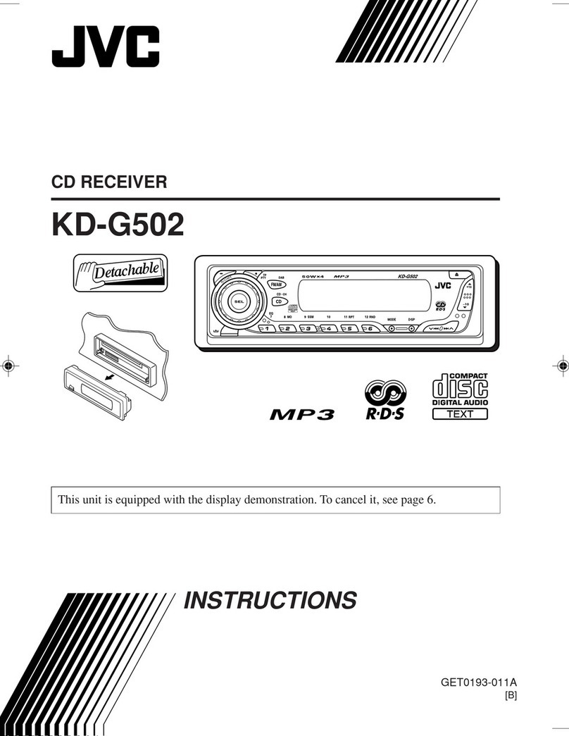JVC KD-G502 User manual