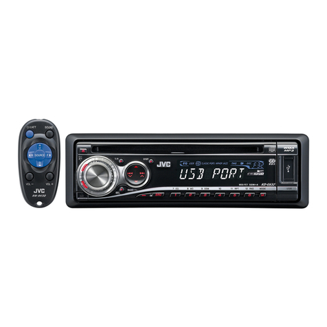 JVC CD Receiver KD-G632 User manual