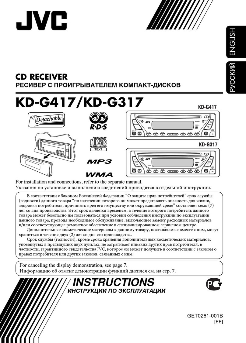 JVC KD-G317 User manual