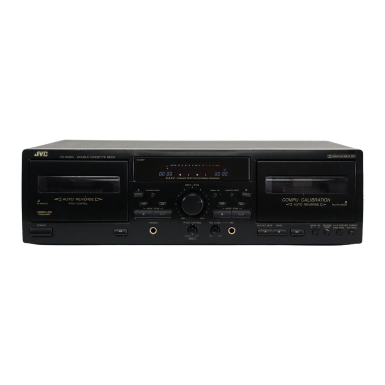JVC TD-W354 instructions