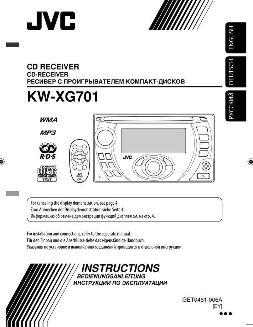 JVC CD Receiver KW-XG701 