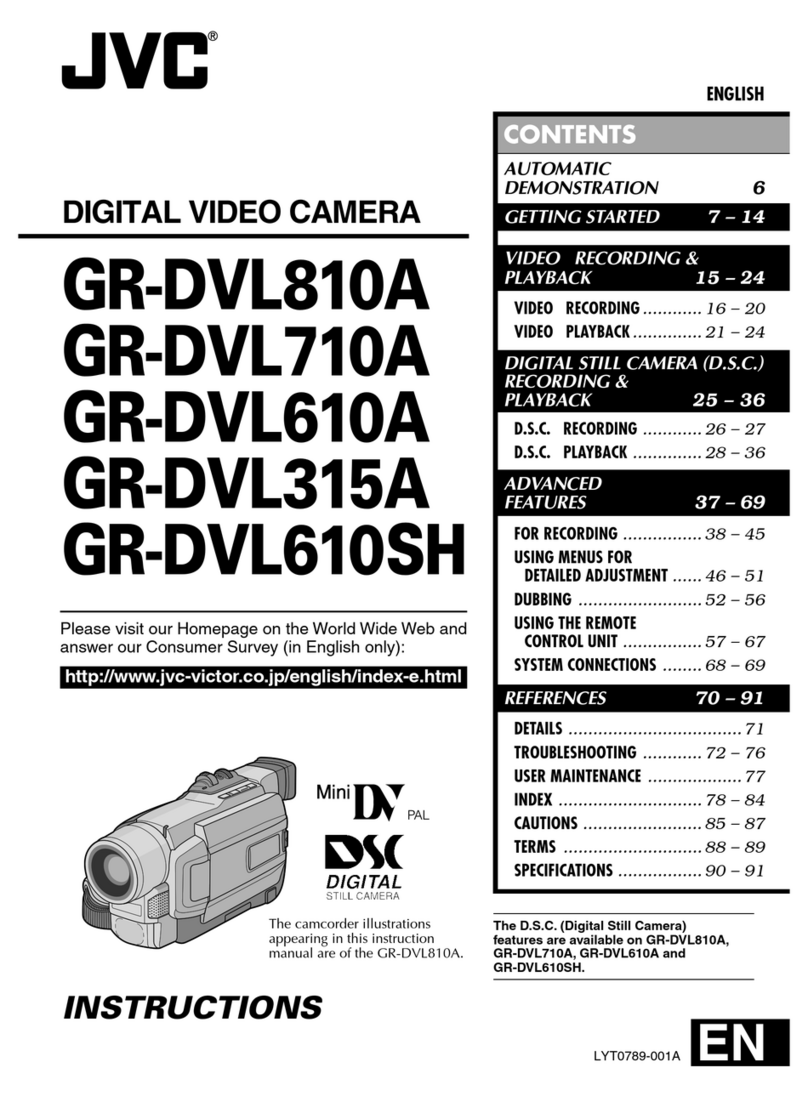 JVC GR-DVL315A User manual