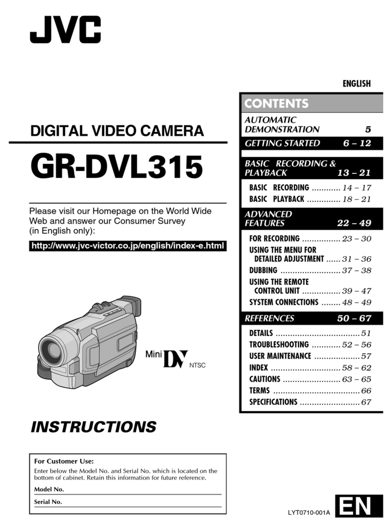 JVC GR-DVL315 User manual JVC GR-DVL315 User manual