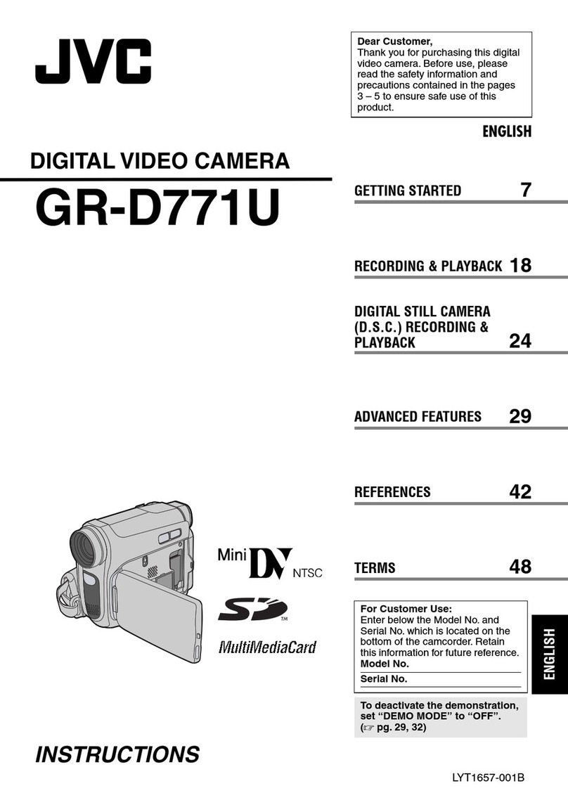 JVC GR-D771U User manual