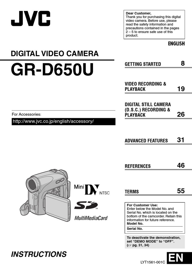 JVC GR-D650U User manual